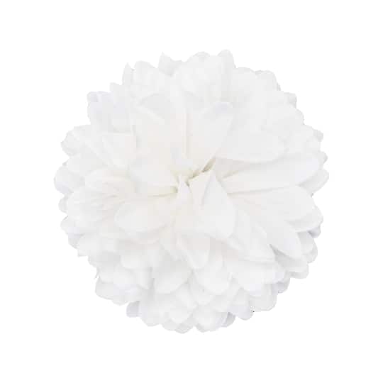 4.5" White Mum Flower by Celebrate It®
